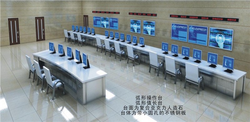 电厂专用不锈钢操作台，无磁办公桌